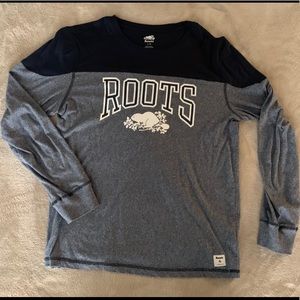Roots Canada Long Sleeve Tee Large